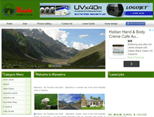 Tablet Screenshot of mansehra.com.pk